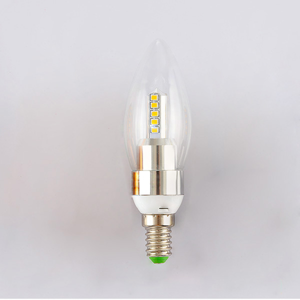 Energy Saving Candle Shaped LED Bulb E27 Metal Case LED Light Bulbs